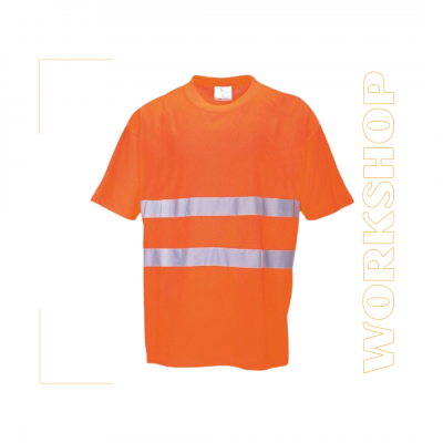 Tee-shirt haute visibilité en coton