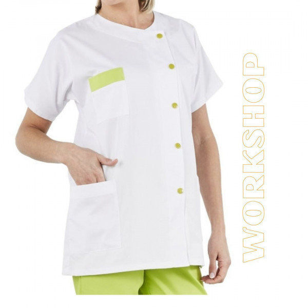 Tunique TEA Blanc / Lime