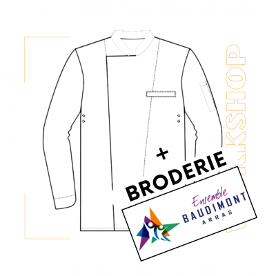 Veste Alex ML Blanc + Broderie