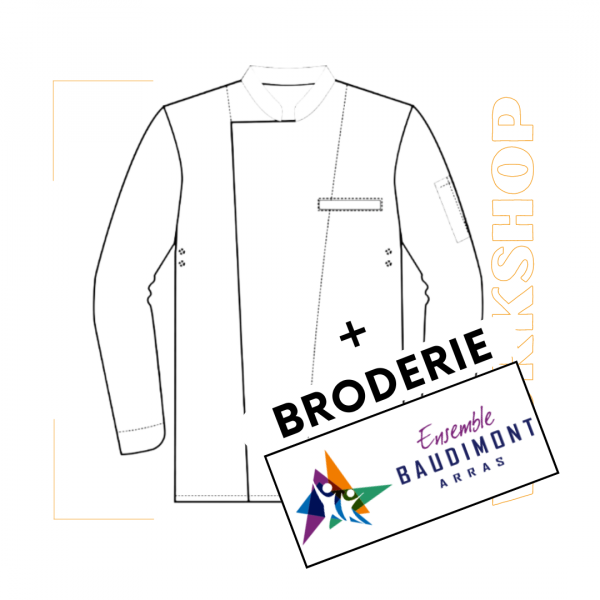 Veste Alex ML Blanc + Broderie