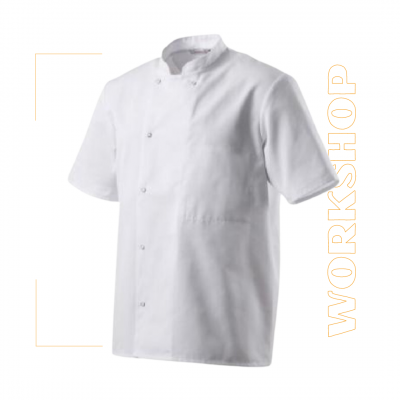Veste de cuisine manches courtes - Alex SNV