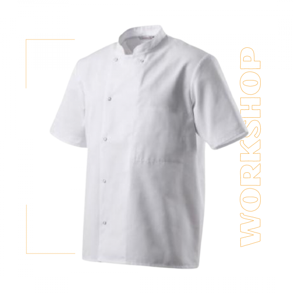 Veste de cuisine manches courtes - Alex SNV