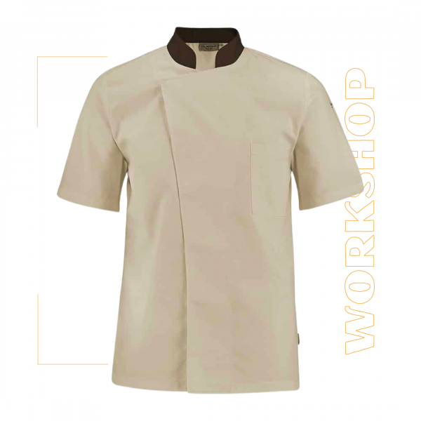 Veste de cuisine manches courtes pour homme - LAFONT