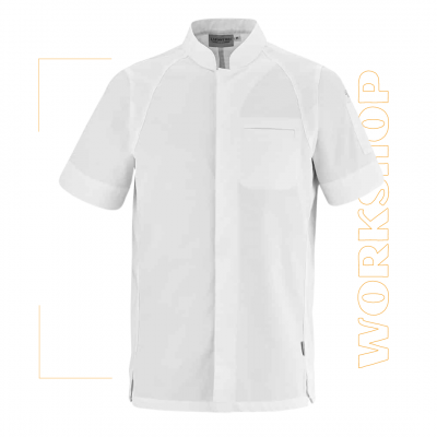 Veste de cuisine pour homme manches courtes - Basil - LAFONT