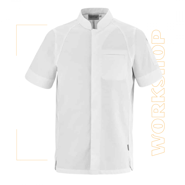 Veste de cuisine pour homme manches courtes - Basil - LAFONT