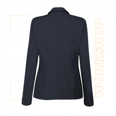 Veste femme 2 Boutons CORTADO Bleu Marine