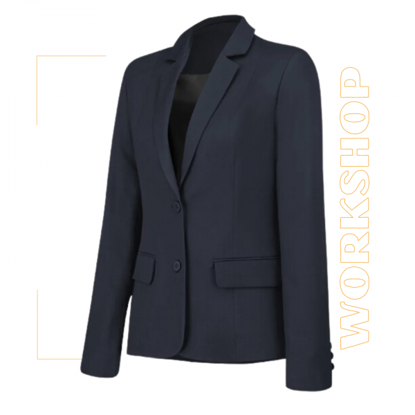 Veste femme 2 Boutons CORTADO Bleu Marine