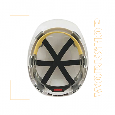 Casque de chantier avec porte-badge - EvoLite CR2