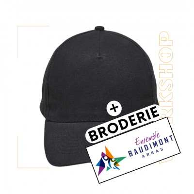 Casquette LONGCHAMP Noir + Broderie