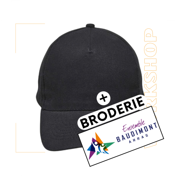 Casquette LONGCHAMP Noir + Broderie