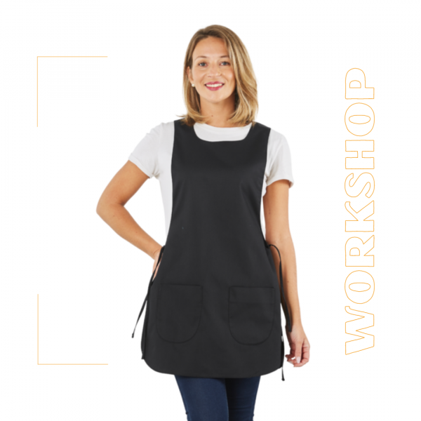 Chasuble en Polyester/Coton - Noir