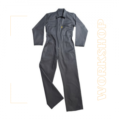 Combinaison de travail en coton - 1 Zip
