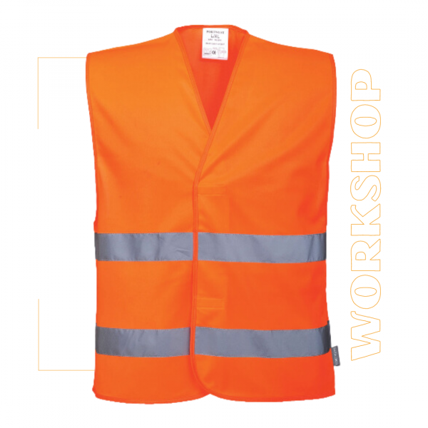 Gilet haute-visibilité avec double bande C470