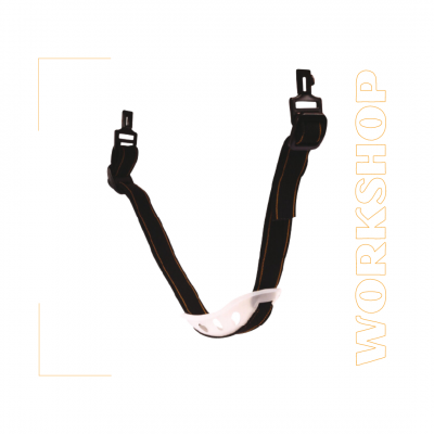 Jugulaire en textile réglable