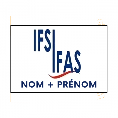 Marquage IFAS Saint-Pol-Sur-Ternoise + Nom / Prénom
