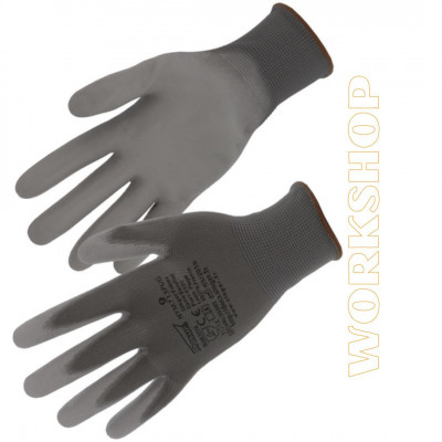 NYM713PUG Gants Polyester Gris End PU