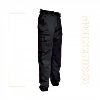 Pantalon action noir - 10107