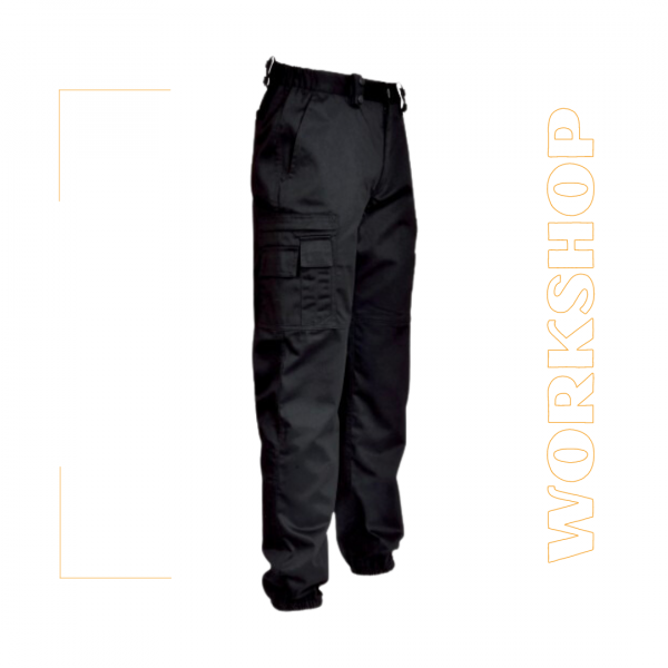 Pantalon action noir - 10107