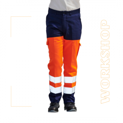 Pantalon de travail haute visibilité