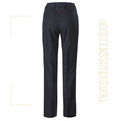 Pantalon Droit Femme TARRAZU Bleu Marine