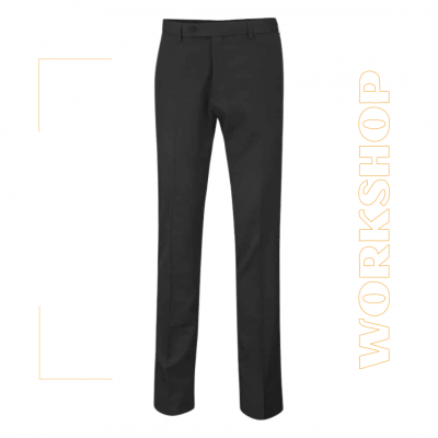 Pantalon droit homme RISTRETTO Noir