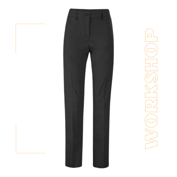 Pantalon droit TARRAZU Noir