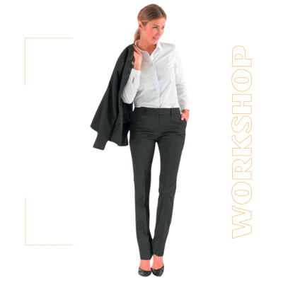 Pantalon droit TARRAZU Noir