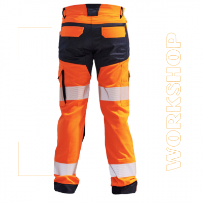 Pantalon haute visibilité Marine/Orange - PBV
