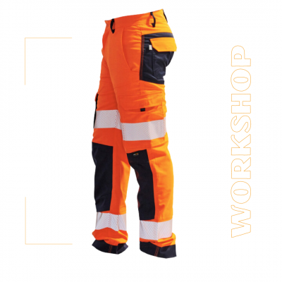Pantalon haute visibilité Marine/Orange - PBV