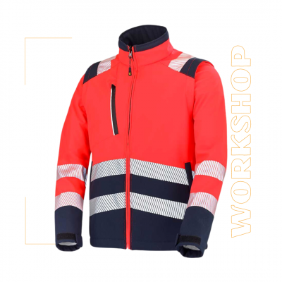 Blouson de travail Haute visibilité - Gamme Intempérie Modul’wear de Softshell