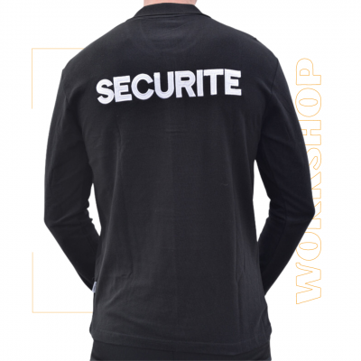 Polo de sécurité manches longues