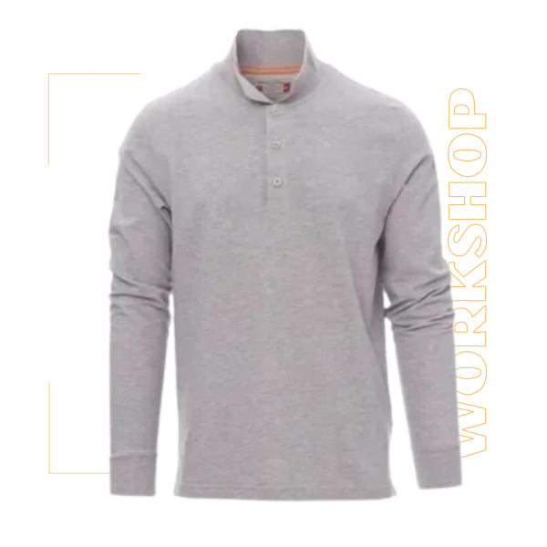 Polo Manches Longues FLORENCE Gris Chine