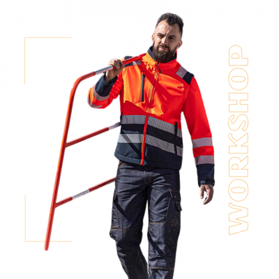 Blouson de travail Haute visibilité - Gamme Intempérie Modul’wear de Softshell