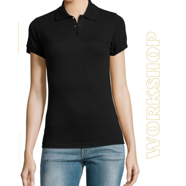 PRIME - Women polo femme noir