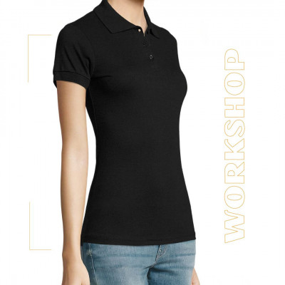 PRIME - Women polo femme noir